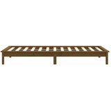  Okvir za krevet boja meda 90 x 200 cm od masivne borovine | shoptok.hr