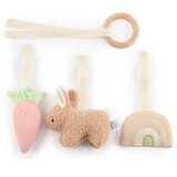bieco Activity Toy Bunny Fine viseća igračka kontrastnih boja 1 kom | shoptok.hr