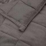 vidaXL Teška deka siva 235x290 cm 11 kg od tkanine | shoptok.hr