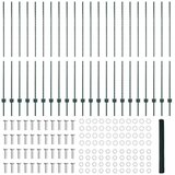  Zavarena žičana ograda 50 x 1,6 m (Š x V) Čelik premazan PVC-om | Eponuda.com