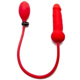 Ouch posnetki! Rdeči silikon hrani dildo, (21078384) Cene