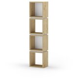 Marckeric Bijela/u prirodnoj boji biblioteka u dekoru hrasta 32x133 cm Lofty – | shoptok.hr