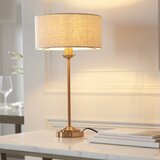  Endon 110728 - Stona lampa HIGHCLERE 1xE14/7W/230V bež/mesing | Eponuda.com