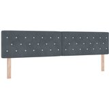  LED Box Spring Krevet s madracem Tamno siva 200 x 200 cm Baršun | shoptok.hr