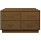  Stolić za kavu boja meda 80 x 80 x 45 cm od masivne borovine | shoptok.hr