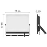  LED reflektor TAMBO EVO LED/100W/230V 4000K IP65 crne boje Slike