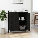  Kreveta Crni hrast 97 x 33 x 81 cm Konstruirano drvo Slike