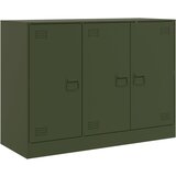 Maison Chic Komoda - Predalnik olivno zelena 99x39x73 cm jeklo, (21715763) | Shoptok.si