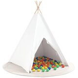  Teepee šator Bijelo 120 x 120 x 150 cm Tkanina i plastika | shoptok.hr