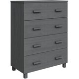  Komoda HAMAR tamnosiva 79 x 40 x 103,5 cm od masivne borovine | Eponuda.ba