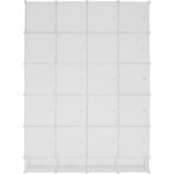 Kondela Modularna večnamenska omara, bela, ZAFOD | Shoptok.si