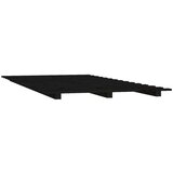  Za krevet crni 100 x 200 cm od masivne borovine | shoptok.hr