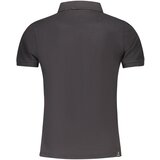 ACCADEMIA MILITARE MILITARY ACADEMY BLACK MEN&#39;S SHORT SLEEVE POLO | shoptok.hr