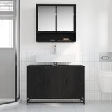  Set namještaja za kupaonicu 2 kom. Crni hrast 90 x 33 x 60 cm | shoptok.hr