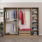 Woody Fashion Ormar Kale 210 225x210x52cm Bež Cijene