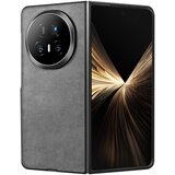Avizar Ovitek za Honor Magic V5, trd, z učinkom zrnatega usnja in ojačanimi robovi, Siva, (5000189735) | Shoptok.si