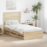  Okvir za krevet s ladicama Sonoma hrast 100 x 200 cm - sonoma hrast 100 x 200 cm | shoptok.hr