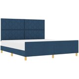 vidaXL Plavi krevet 180x200 cm od tkanine | shoptok.hr