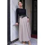 Trendyol Modest Ženska suknja Tctss26Ee00027, Bež Cene