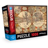  Blue focus puzzle 1000 delova stara mapa sveta ( 38763 ) cene