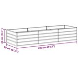  Vrtna visoka greda Svetlo rjava 240 x 80 x 45 cm, (5000287811) | Shoptok.si