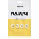breakout + aid SPF 30 Hydrating & Protecting Mask vlažilna tekstilna maska z vitaminom E 34 g Cene