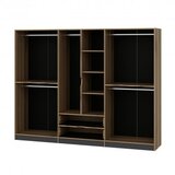 Hanah home Ormar Elina, 270x210x52cm, Tamno siva | Eponuda.ba