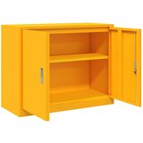  Omarica za shranjevanje Gorčična rumena 90 x 40 x 70 cm Jeklo, (5000152833) | Shoptok.si