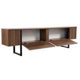Hanah home tv polica serenity walnut black | ePonuda.com