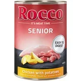Rocco Varčno pakiranje Senior 24 x 400 g - Piščanec s krompirjem