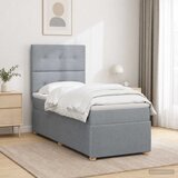 Boxspring krevet s madracem Svjetlosiva Jjedan Tkanina Cijene
