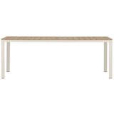 Venture Home Etna pravokutni vrtni blagovaonski stol 210 &amp;times; 90 cm, bež Slike