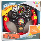  Interaktivni volan za djecu sa zvučnim i svjetlosnim efektima SUPER - crveni | shoptok.hr