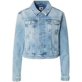 Tommy Jeans Prijelazna jakna 'IZZIE' morsko plava / plavi traper / crvena / bijela