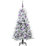 vidaXL Umjetno božićno drvce s nogom s stalakom Zelena 150 cm PE i PVC | shoptok.hr