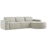 Makamii Krem kutna garnitura od šenila (s desnim kutom/s ležaljkom) Omao – | shoptok.hr