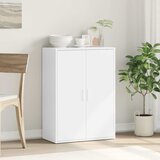  Komoda bijela 60 x 31 x 84 cm od konstruiranog drva | shoptok.hr