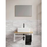 MID.YOU kopalnica bitila 60, bela, barva hrasta | Shoptok.si