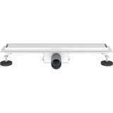  2 u 1 odvod za tuš Srebrno 60 cm Nehrđajući čelik 304 | shoptok.hr