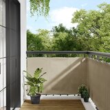 vidaXL Balkonsko platno bež 90x800 cm 100 % poliestrski oxford | Shoptok.si