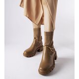 Gemre Brown ankle boots with elastic upper Naser | Shoptok.si