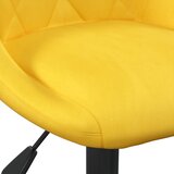  Uredska stolica boja senfa baršunasta | shoptok.hr