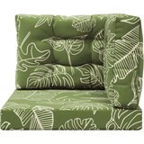  Zunanja blazina za kavč 3 pcs Listnati dizajn Poliester, (5000202584) | Shoptok.si