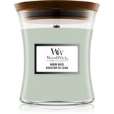 WoodWick Warm Wool mirisna svijeća s drvenim fitiljem 275 g Cijene