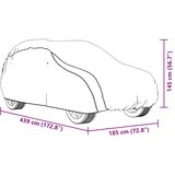  Automobilska navlaka za SUV s trakama s kopčom srebrna M | shoptok.hr