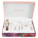  Ženski excellanc poklon set roze/zlatne boje ( 83/224004 )