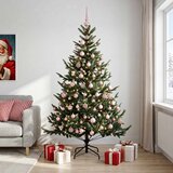  Umjetno božićno drvce s nogom 120 LED lampica | shoptok.hr