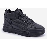 Big Star Men's Sneakers Made Of Eco Leather Big Star OO174004 Black Cene