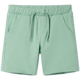 vidaXL Otroške kratke hlače z vrvico svetla kaki 116 | Shoptok.si