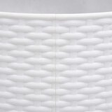  Suknja za božićno drvce bijela Ø65x23 cm plastika | shoptok.hr